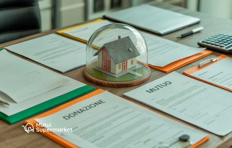 mutuo su immobile da donazione